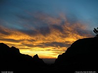 Photo by mlosuno |  Big Bend view window sunset clouds silhouette
